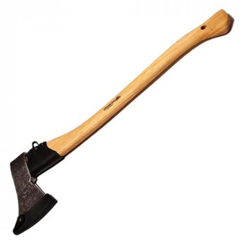 Krumpholz Forstaxt mit Lederschneidenschutz