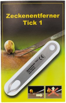 Zeckenentferner Tick 1 Edelstahl