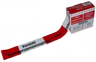 Folien-Absperrband "Eichenprozessionsspinner"