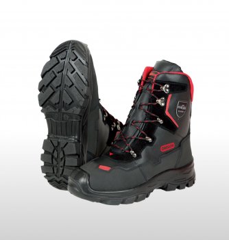 YUKON Lederstiefel mit Schnittschutz