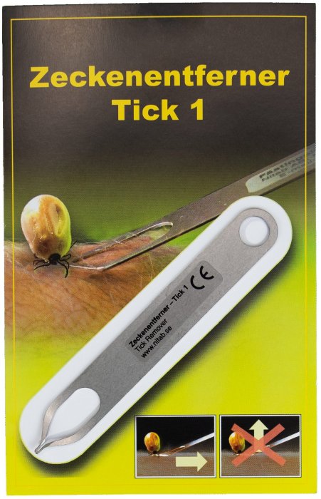 Zeckenentferner Tick 1 Edelstahl