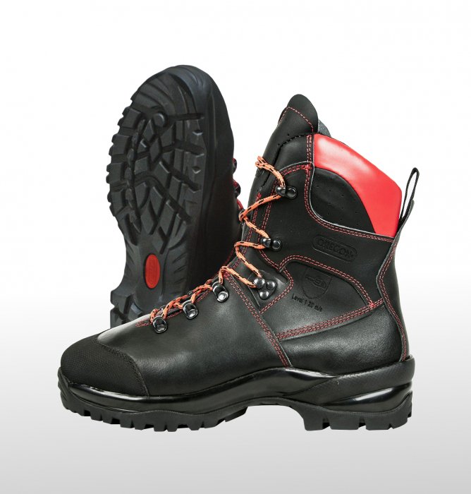 WAIPOUA Schnittschutzstiefel aus Leder