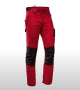 AX-MEN Defender Schnittschutzhose, rot